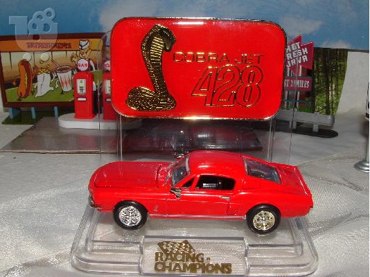 1968 Ford Cobra Jet 428  Racing Champions mint edition issue #5 90